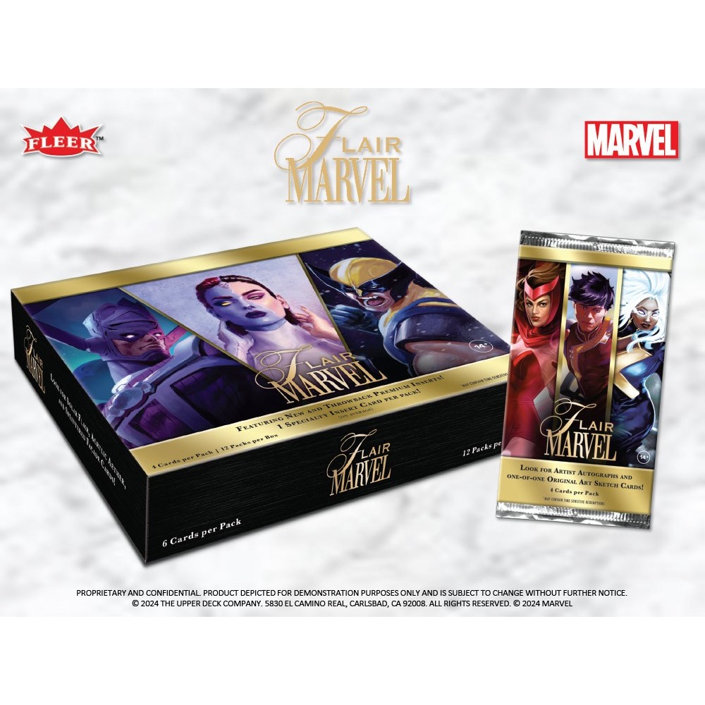2023 UPPER DECK FLAIR MARVEL HOBBY BOX - East Coast
